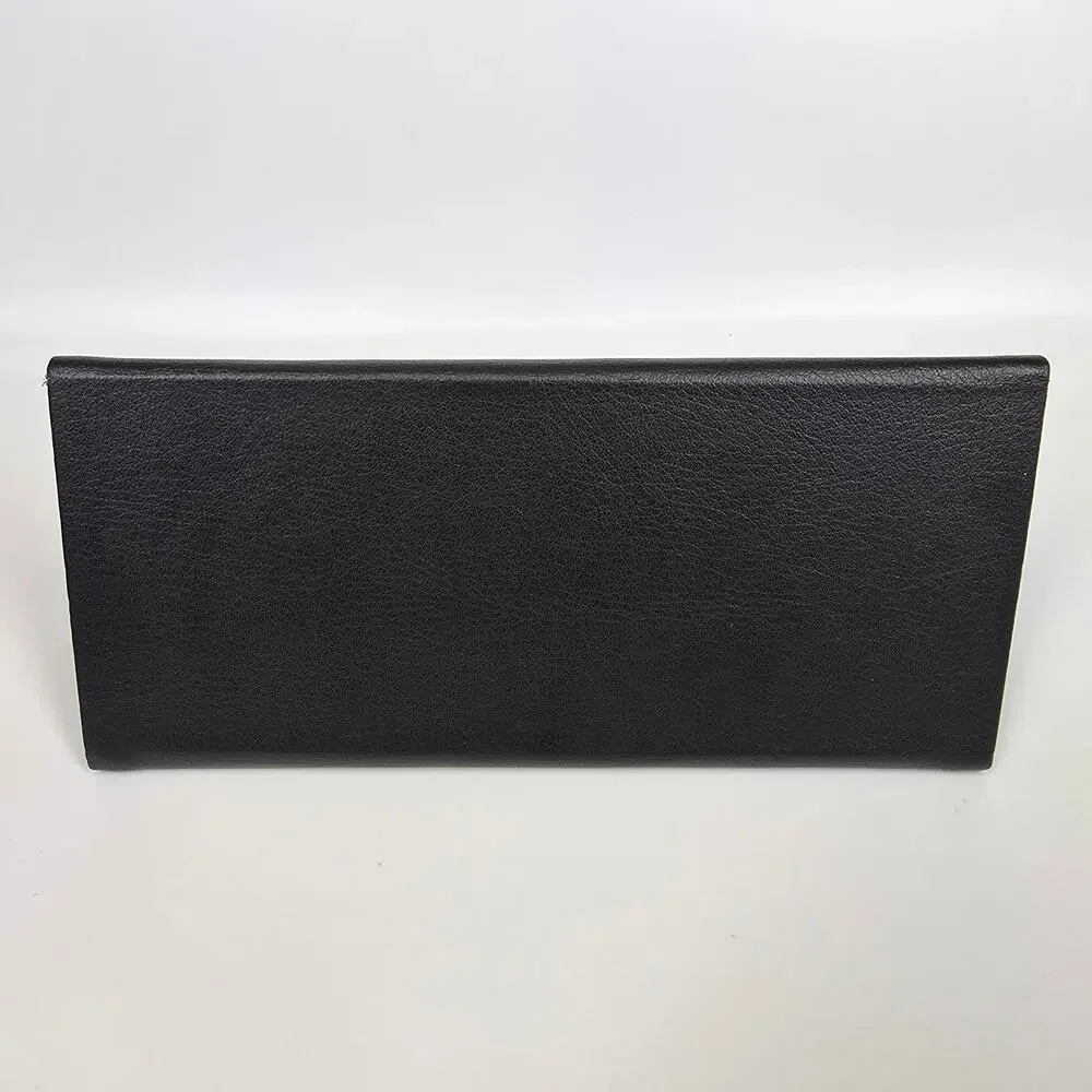 PAUL SMITH TRIANGLE HARD SHELL EYEGLASS CASE + MULTI‑STRIPE CLOTH – BLACK – 6